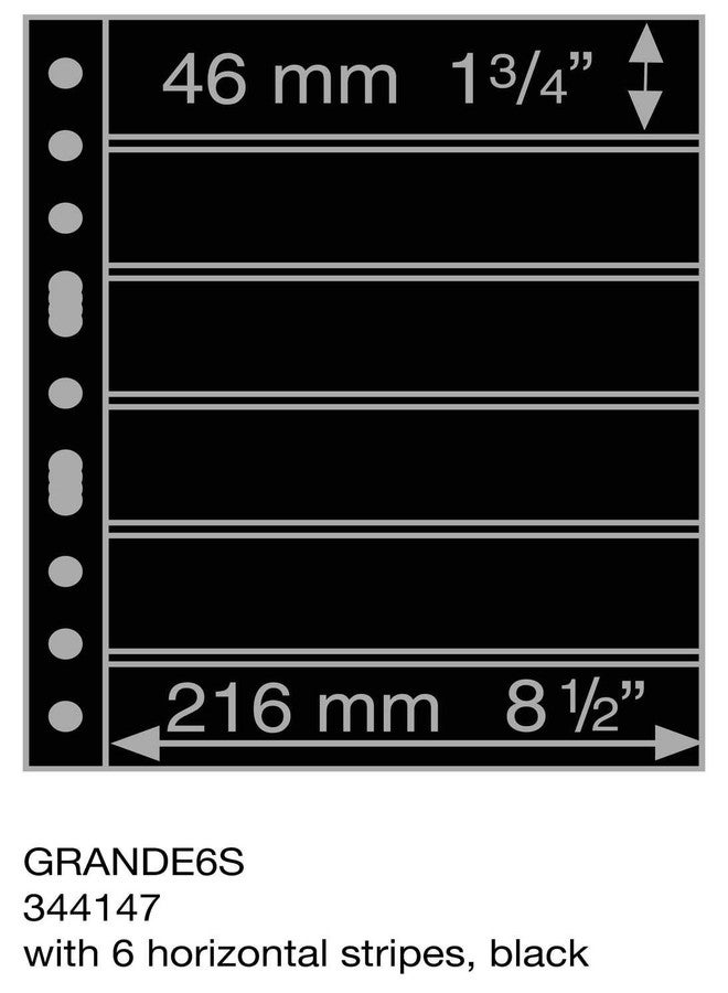 Lighthouse GRANDE 6S Stamp Stock Pages- 5 Pages - Image 4